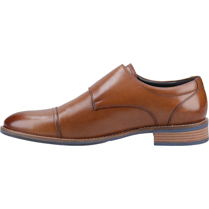 Hush Puppies David Leather Men's Tan Double Monk Shoes