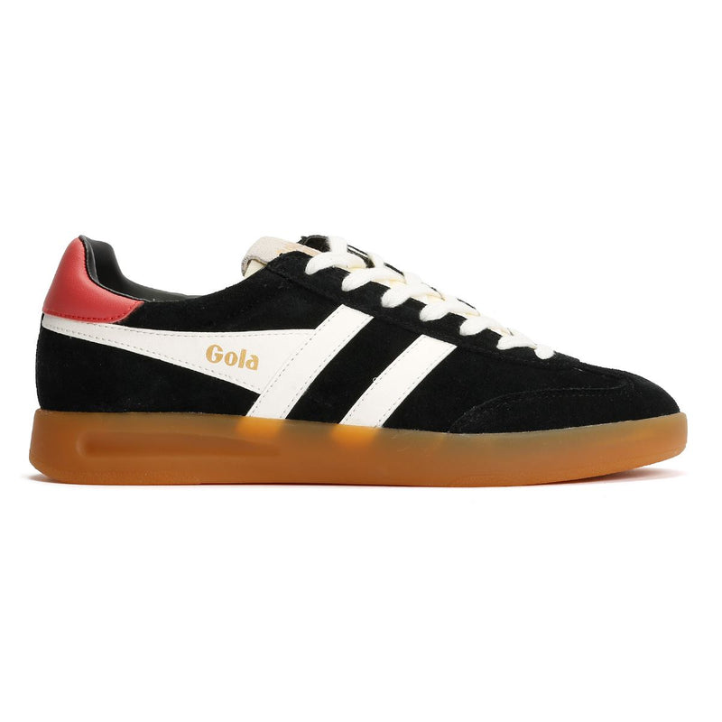Gola Cyclone Suede Women's Black/Off White/Coral Trainers