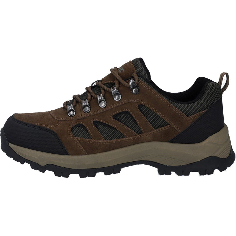 Hi-Tec Bandera Expedition Low Leather Men's Smokey Brown/Khaki Hiking Boots