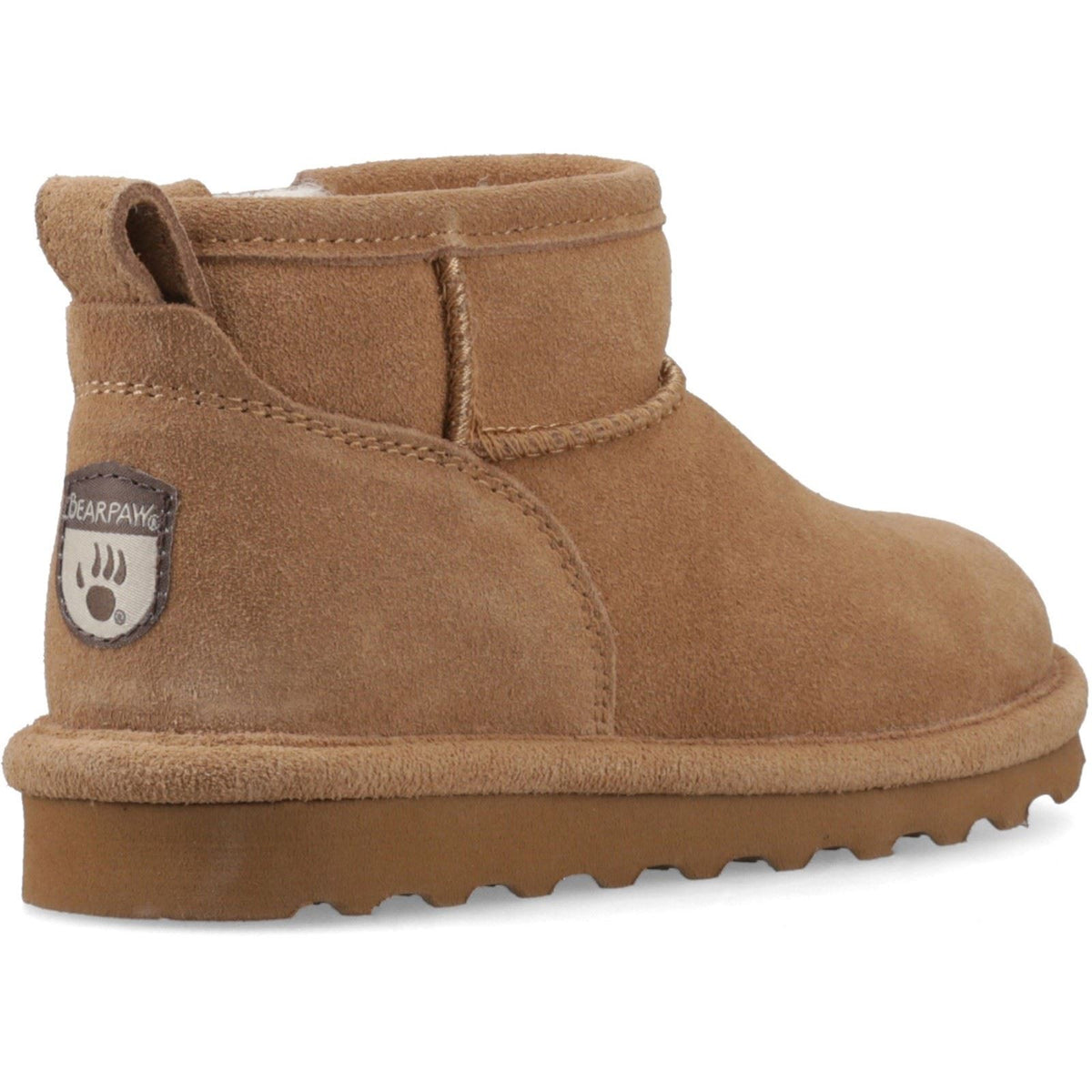Bearpaw Shorty Childrens Suede Girl's Hickory Winter Ankle Boots