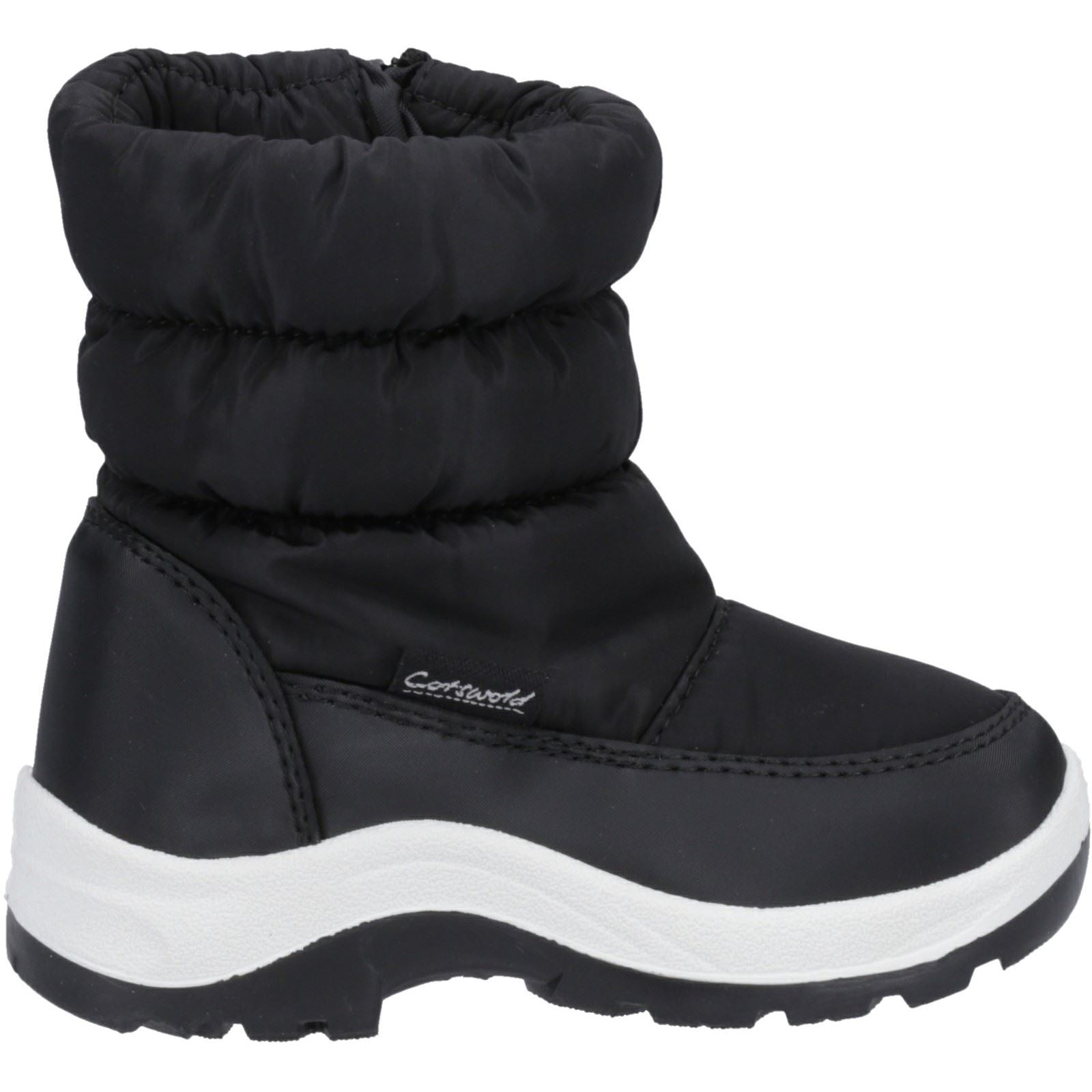 Cotswold Tirely Textile Black Wellington Boots