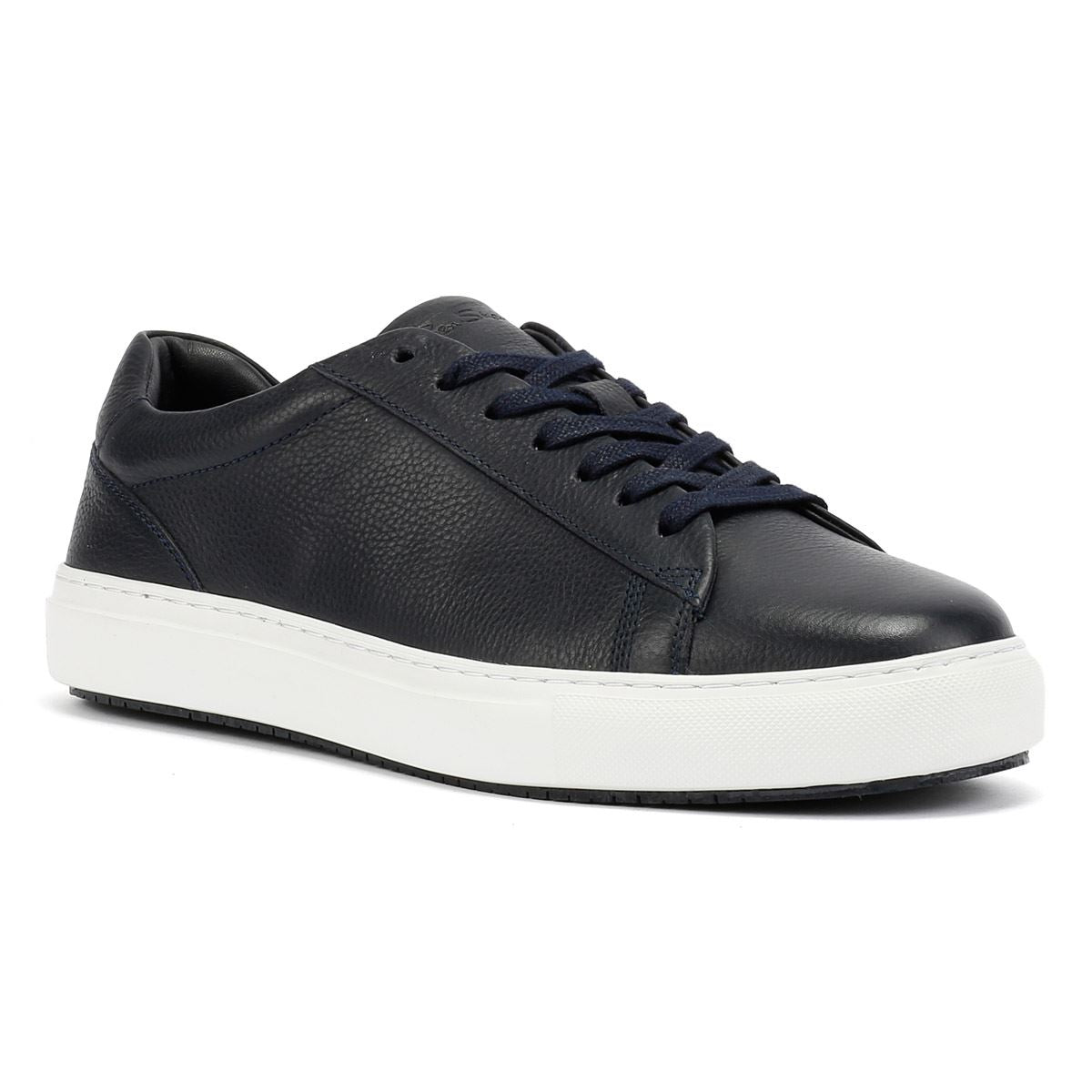 Ben Sherman Ace Cupsole Leather Men's Navy Trainers