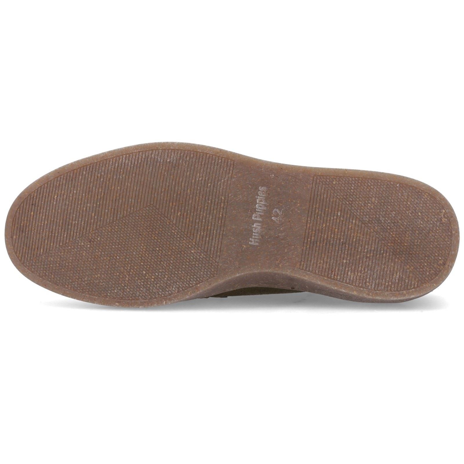 Hush Puppies Rafael Suede Men's Khaki Lace-Up Shoes