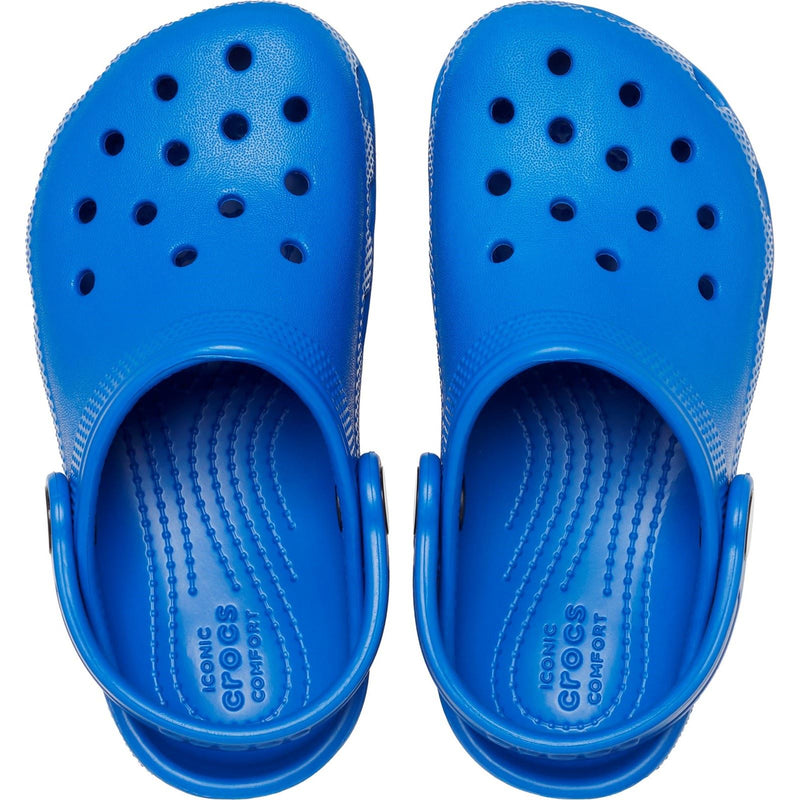 Crocs Toddler Classic Synthetic Blue Bolt Clogs