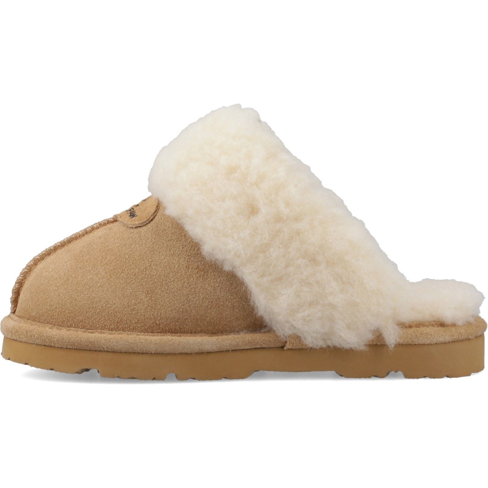 Bearpaw Loki Childrens Suede Girl's Coffee Slippers