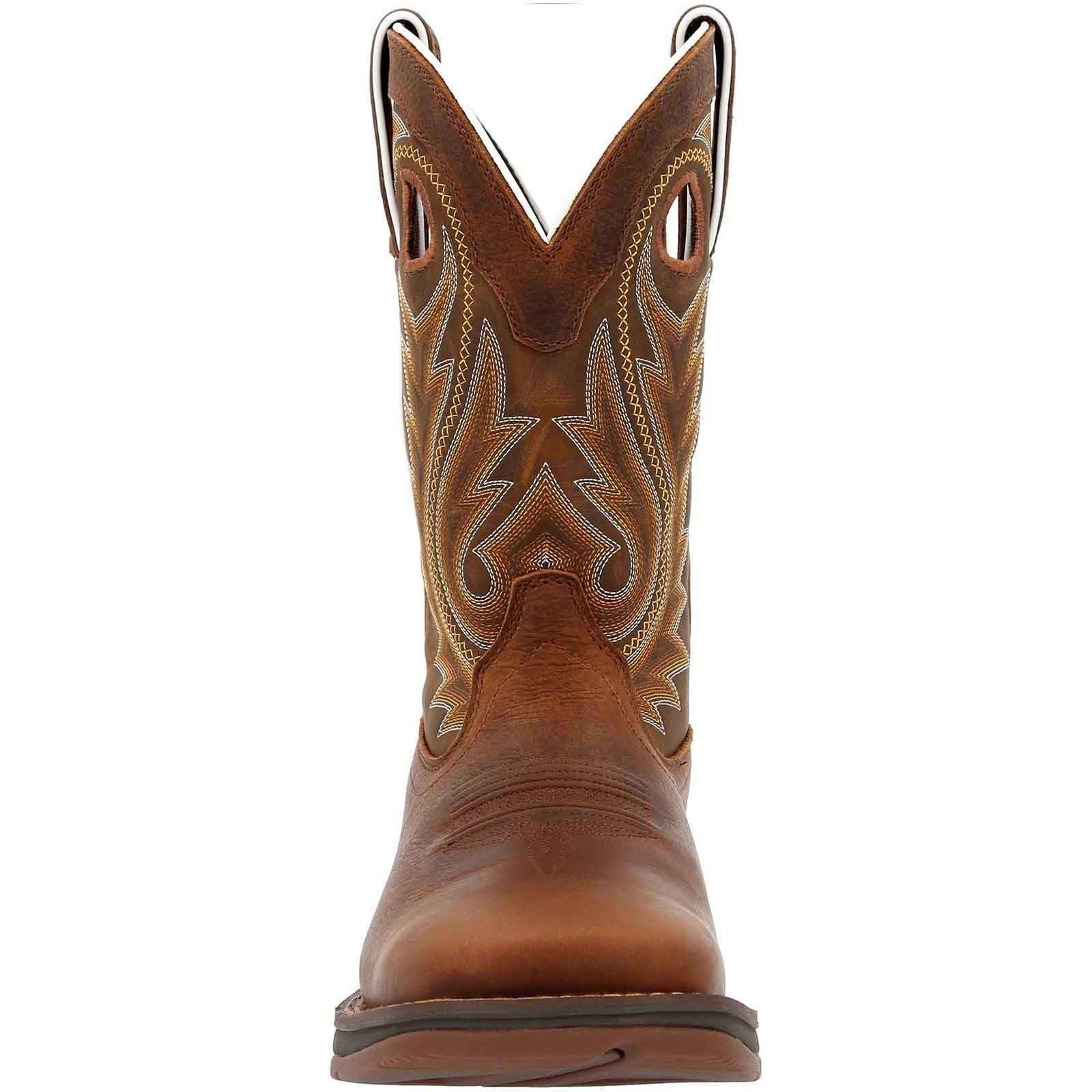 Durango Rebel Leather Men's Saddle Brown Boots