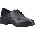 Hush Puppies Anastasia Leather Youth Girl's Black Lace-Up Shoes