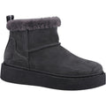 Hush Puppies Becca Suede Women's Charcoal Winter Ankle Boots
