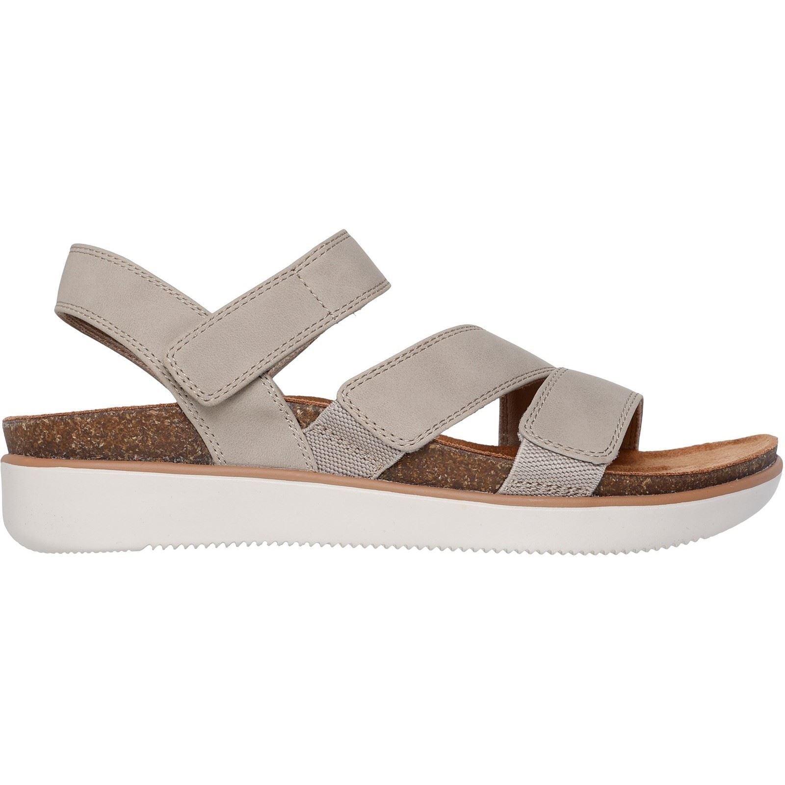 Skechers Lifted Comfort Polyurethane Women's Taupe Sandals