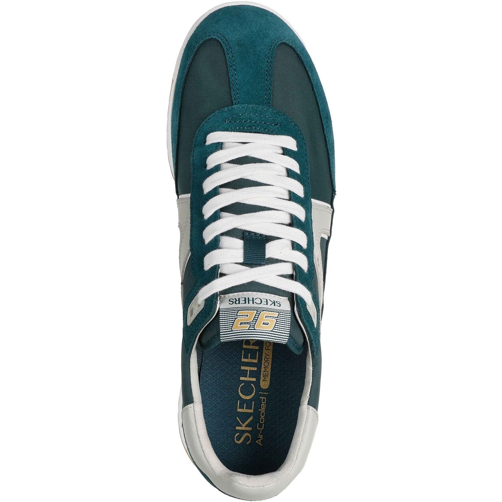 Skechers SKX 92 Spective Leather Men's Green/White Trainers