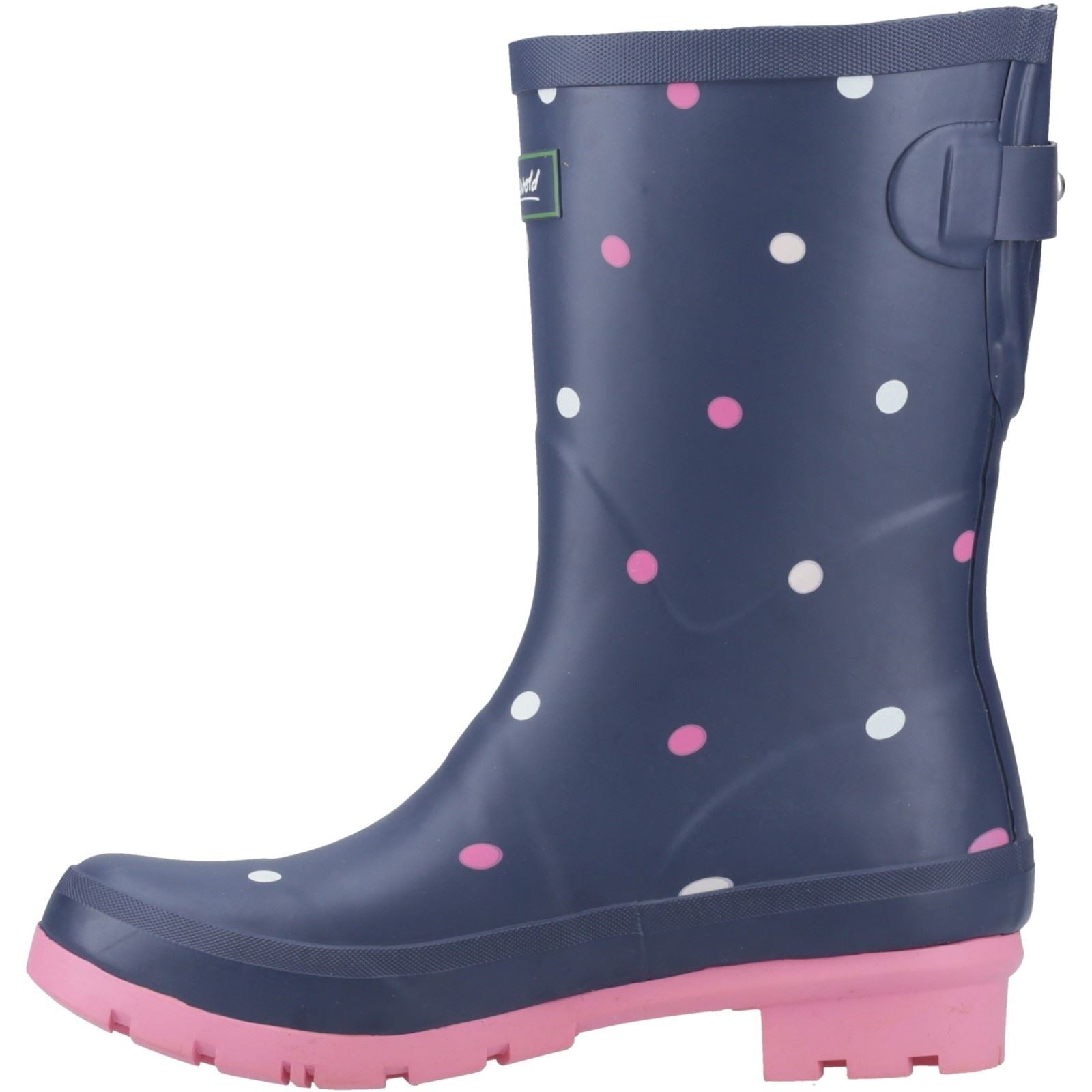 Cotswold Clarence Mid Rubber Women's Spot Wellington Boots