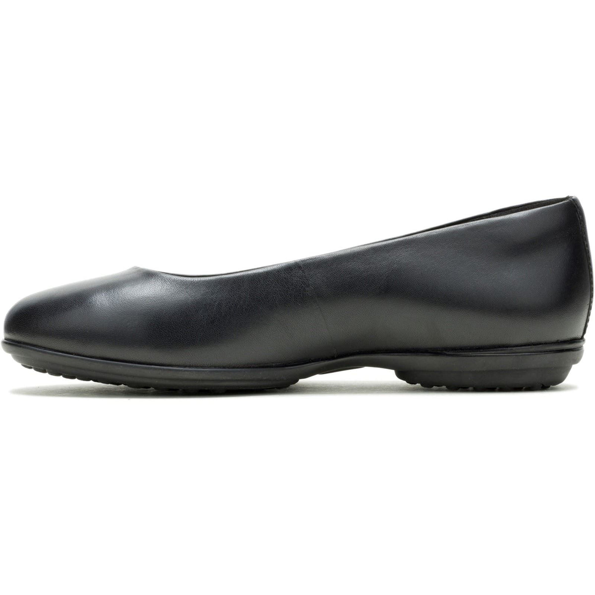 Hush Puppies Alice Flat Leather Women's Black Standard Flats