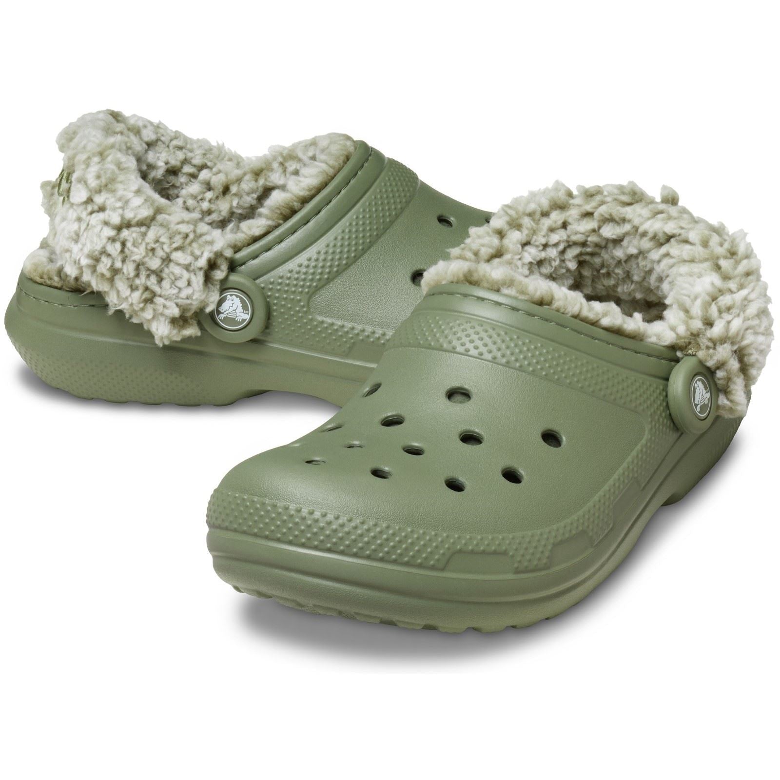 Crocs Classic Fleece Lined Textile Blend Men's Cargo Clogs