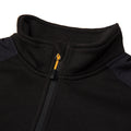 Caterpillar Essential 1/4 Zip Polyester Men's Black Sweatshirt
