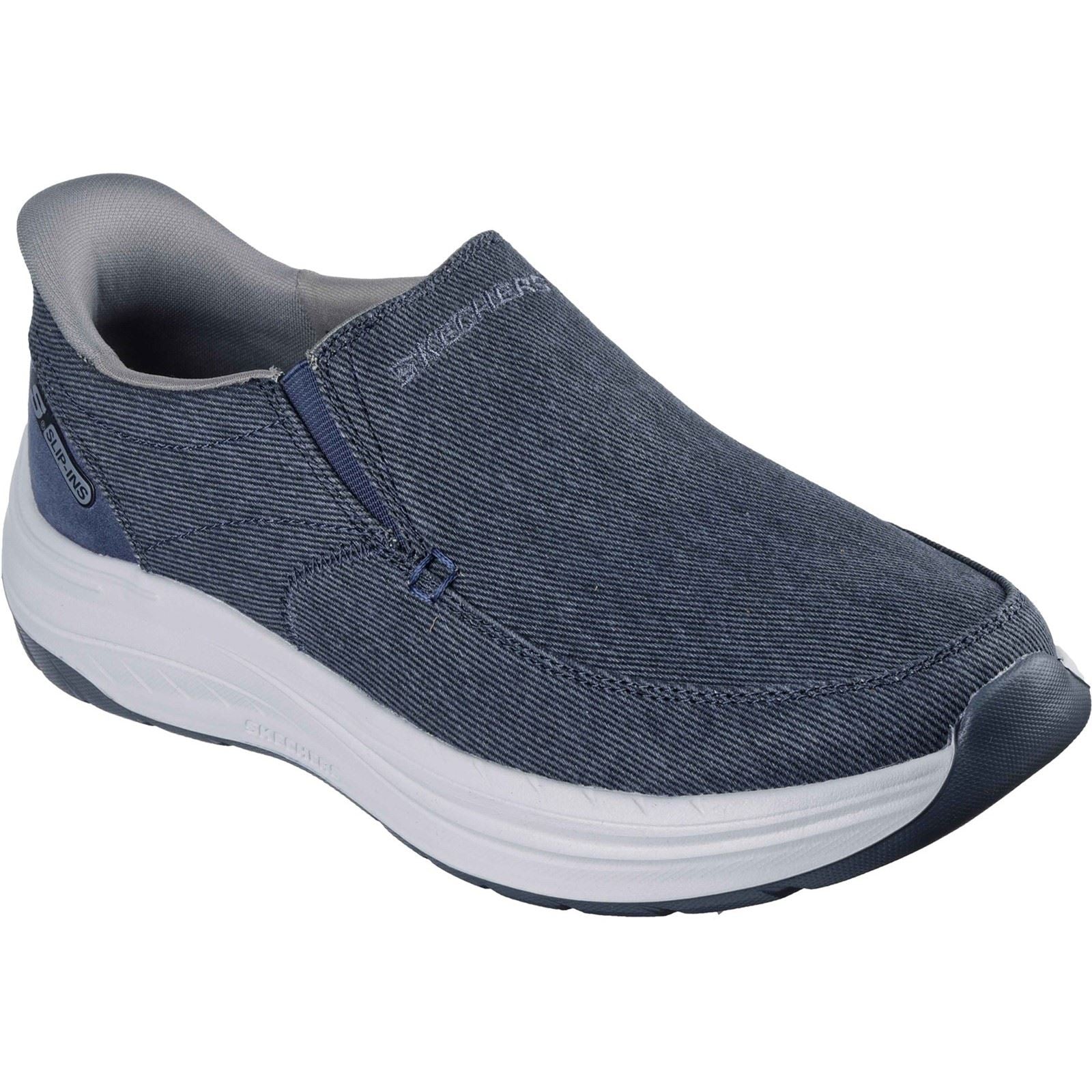 Skechers Decklan - Gulliver Textile Men's Navy Standard Trainers