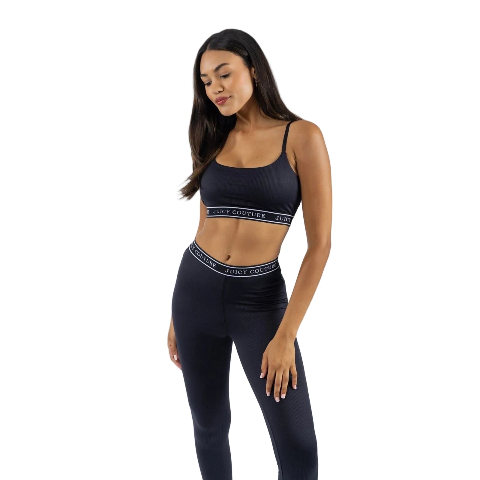 Juicy Couture Bowie Nylon Women's Black Sports Bra