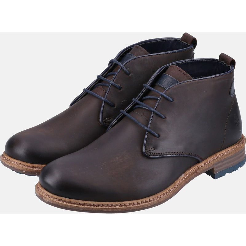 Hush Puppies Jonas Chukka Leather Men's Brown Boots