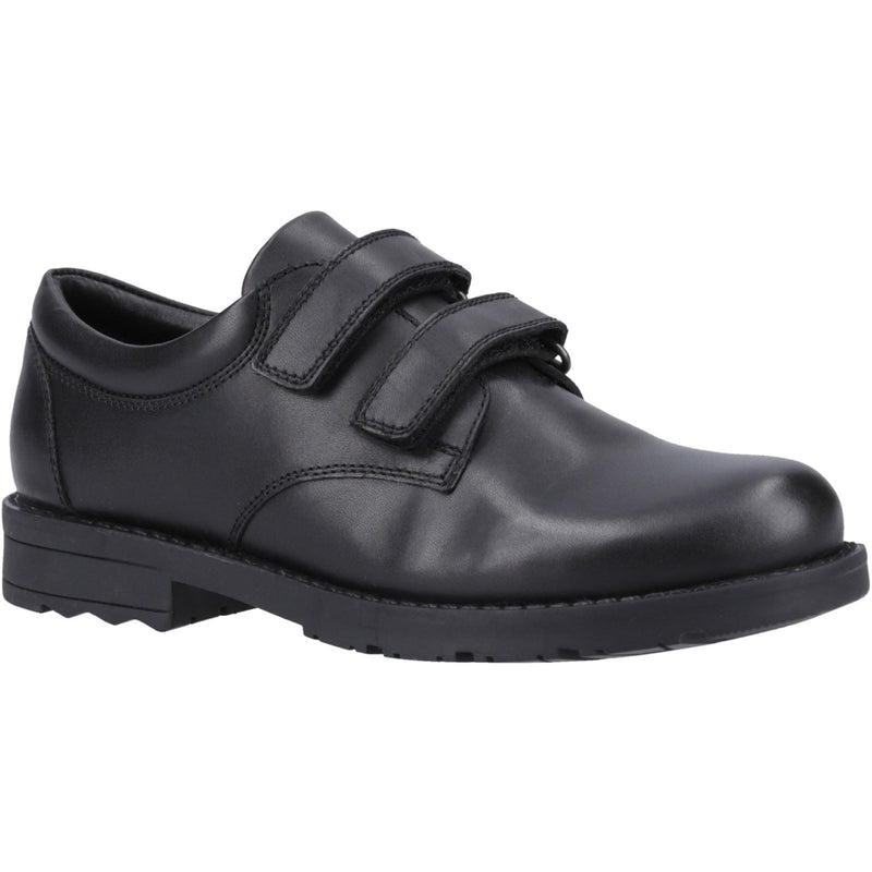 Hush Puppies Barry Leather Boys's Black Shoes