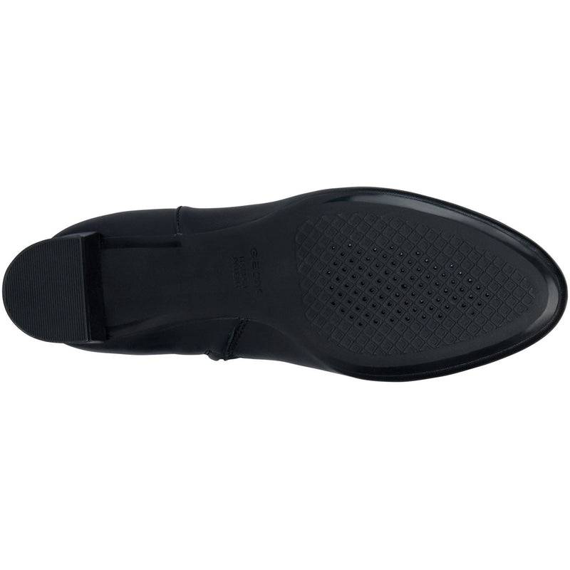 Geox D Pheby Leather Women's Black Boots