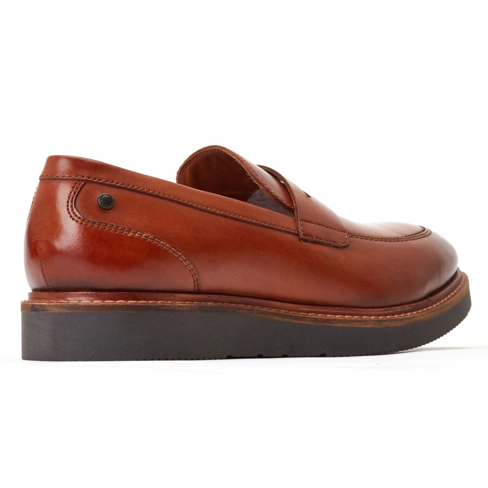 Base London Sid Leather Men's Tan Loafers