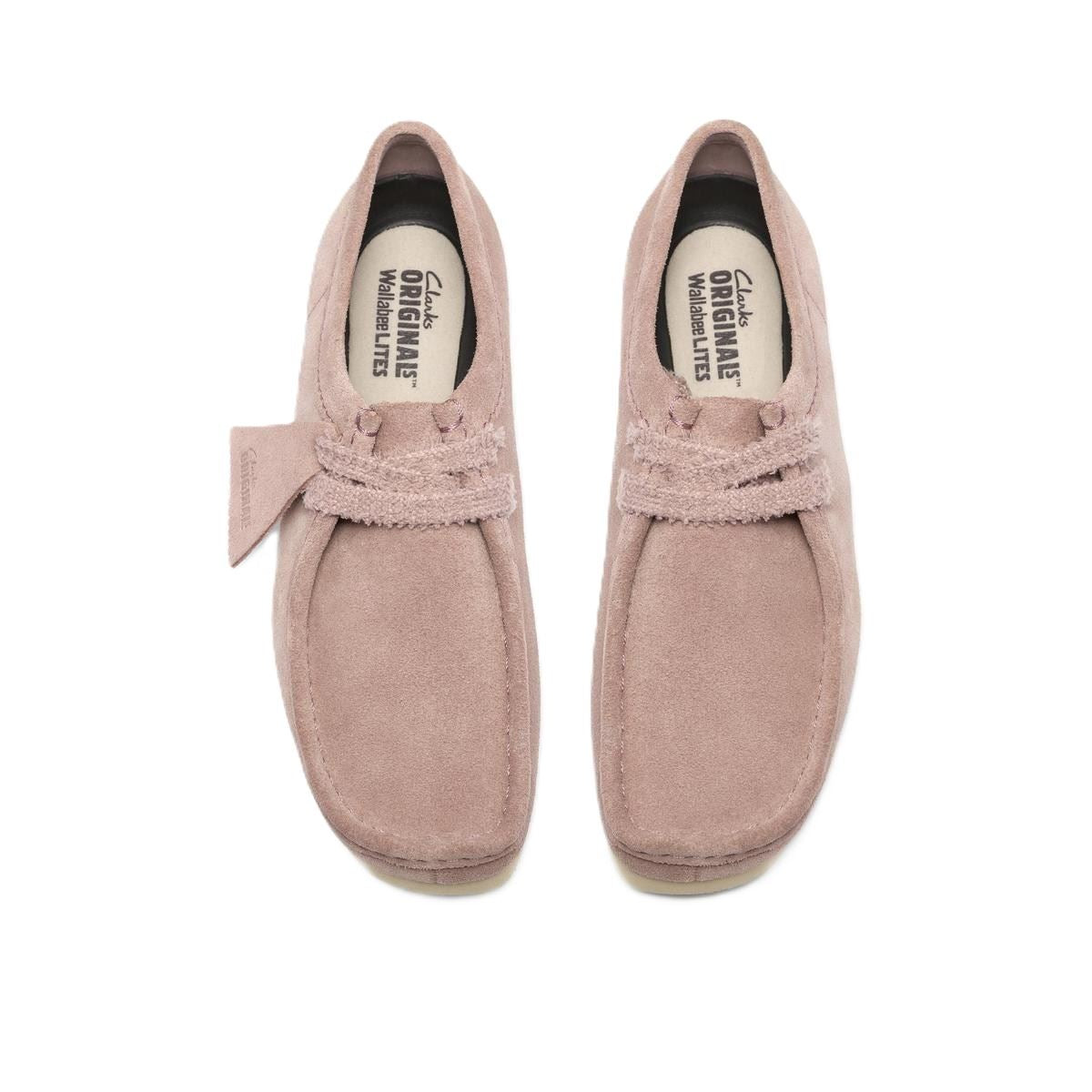 Clarks Originals Wallabee Lite Suede Women's Dusty Pink Shoes