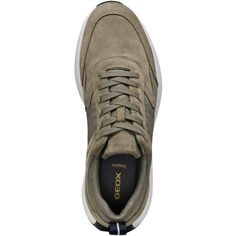 Geox U VOLPIANO Leather Men's Sage Trainers