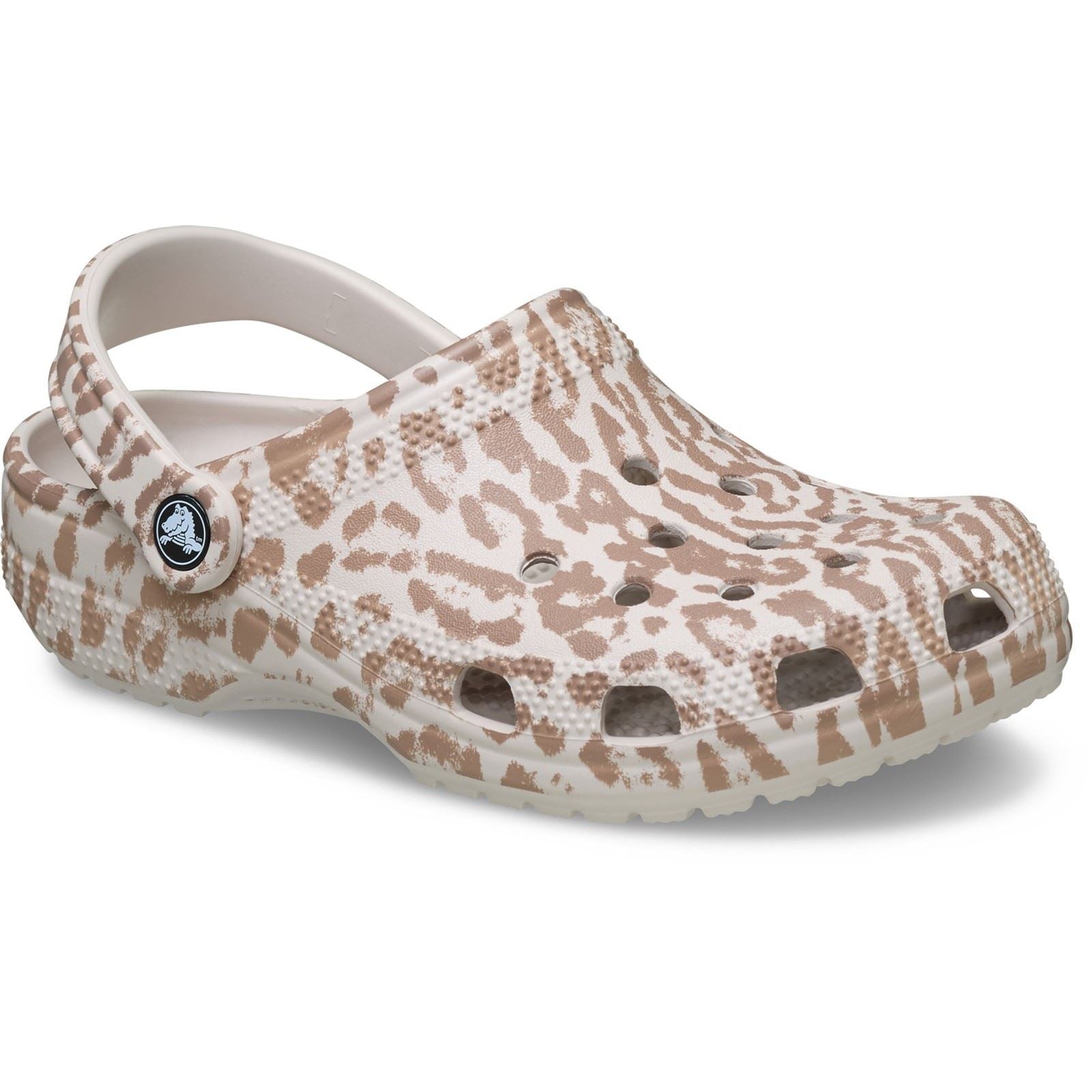 Crocs Classic Pop Animal EVA Women's Beige Clogs