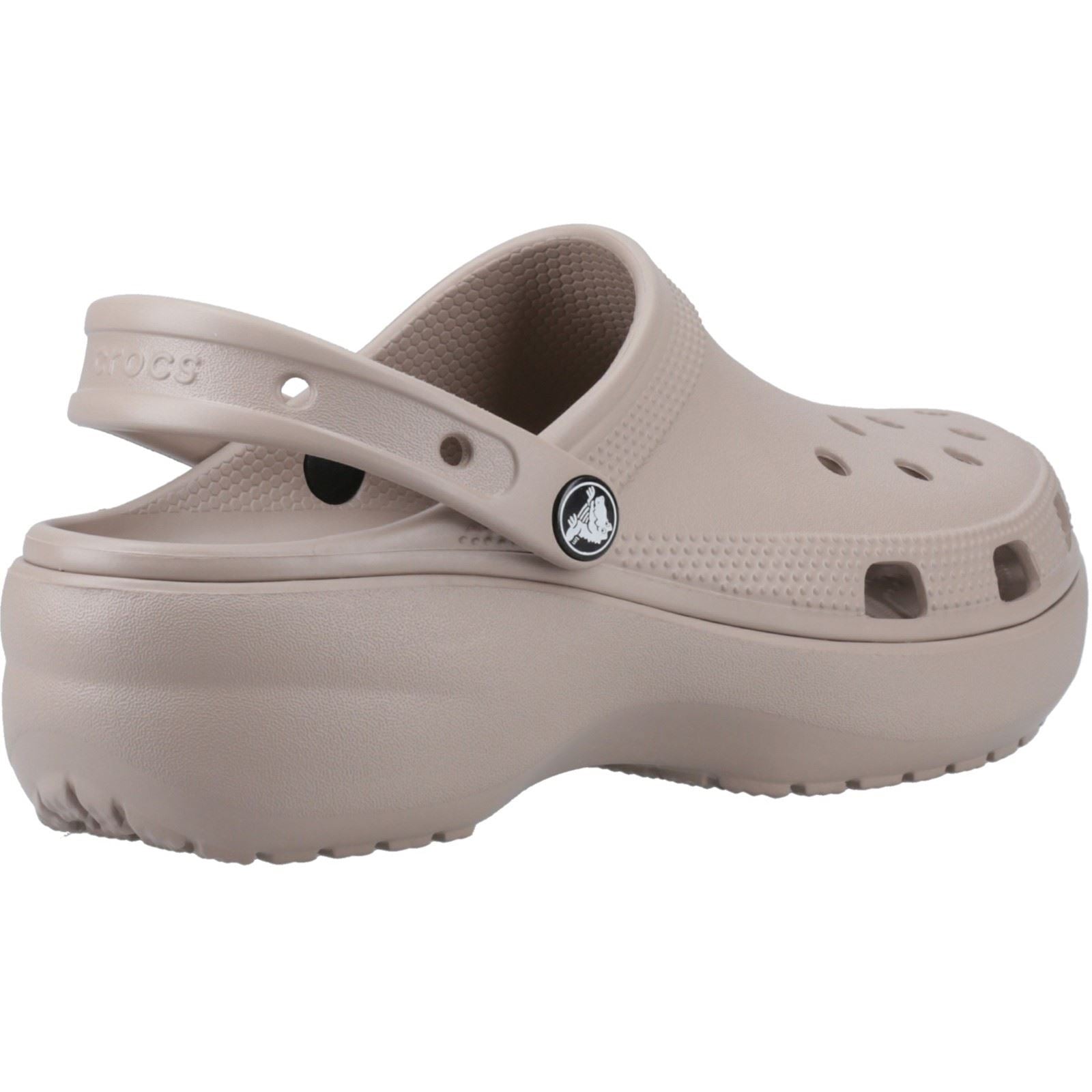 Crocs Classic Platform Clog Women's Taupe Clogs