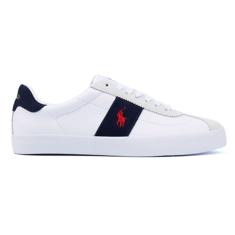 Ralph Lauren Vulc II Men's White / Navy / Red Trainers