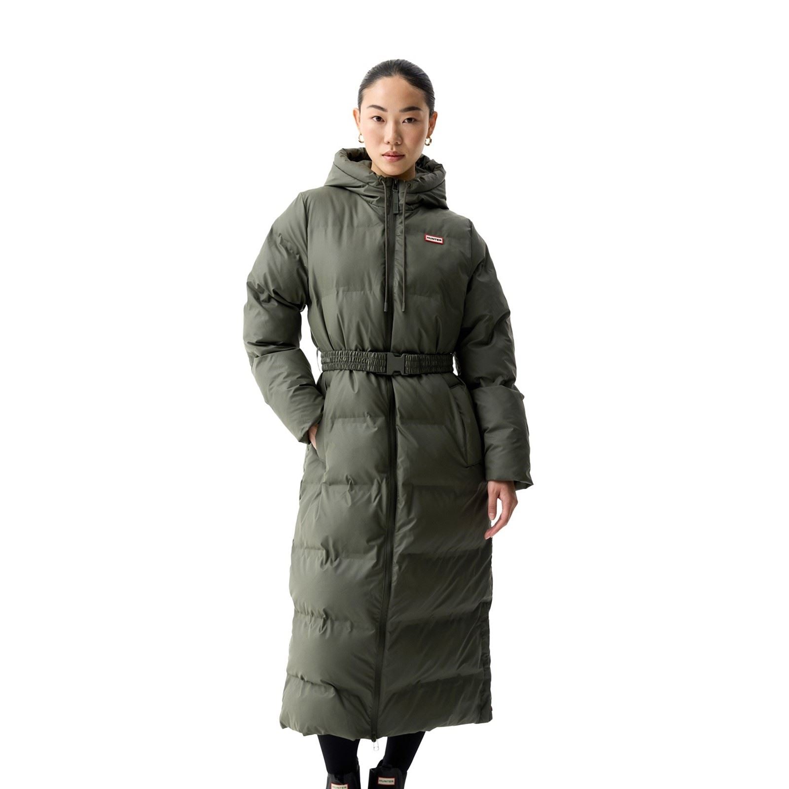 Hunter Hutchison Sonic Long Green Puffer Women's Jacket