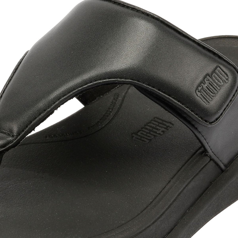 FitFlop F-Mode Go Adjustable Flatform Women's Black Sandals