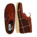 Clarks Originals Wallabee Harris Tweed Men's Rust Boots