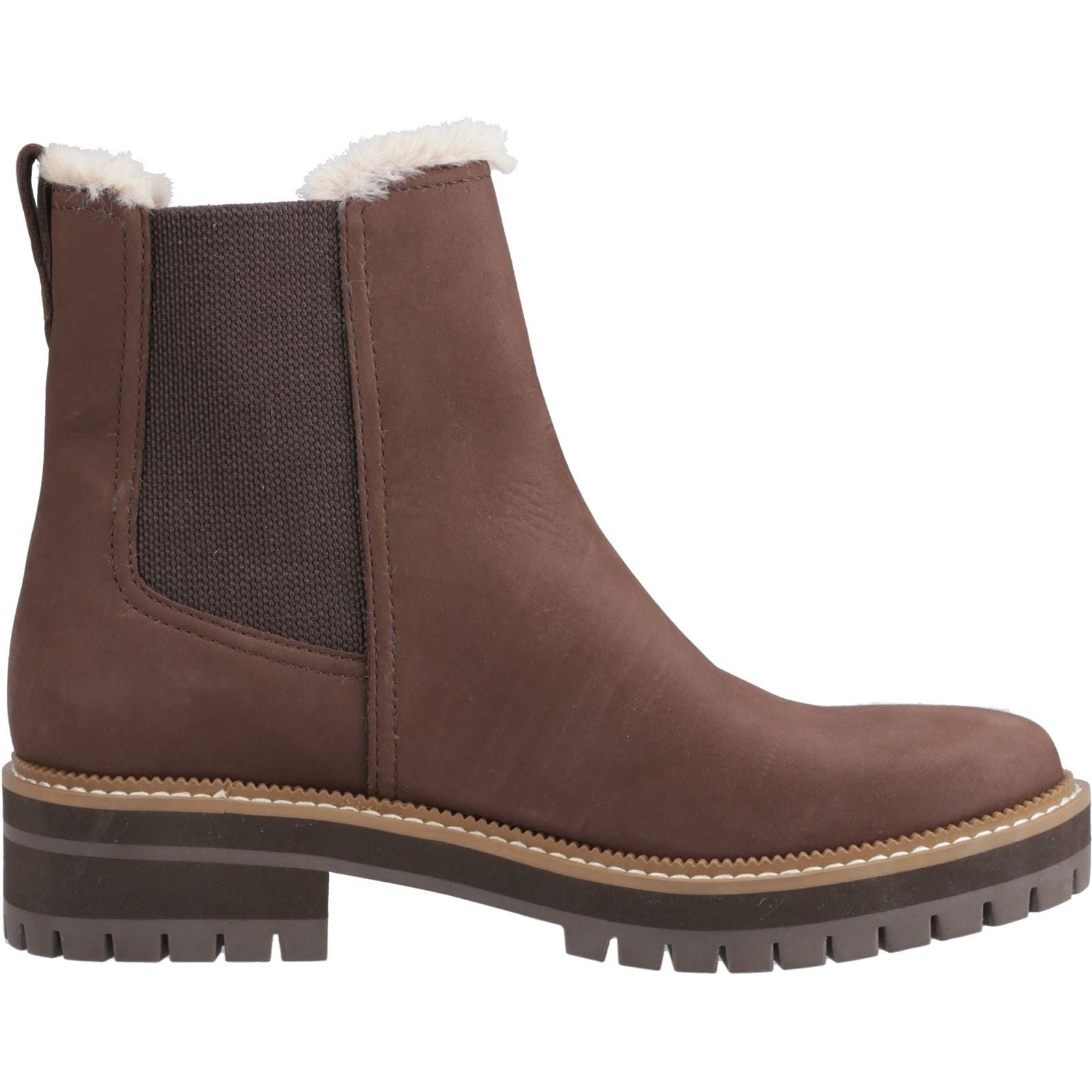 TOMS Bennet Leather Women's Dark Brown Boots