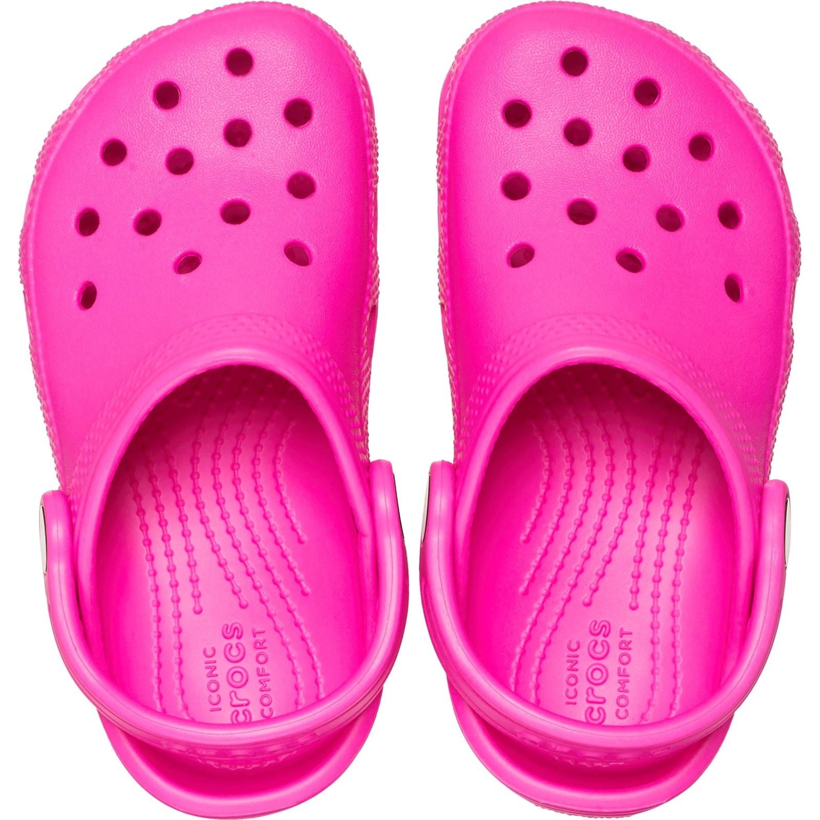 Crocs Classic Toddler EVA Unisex Kid's Pink Crush Clogs
