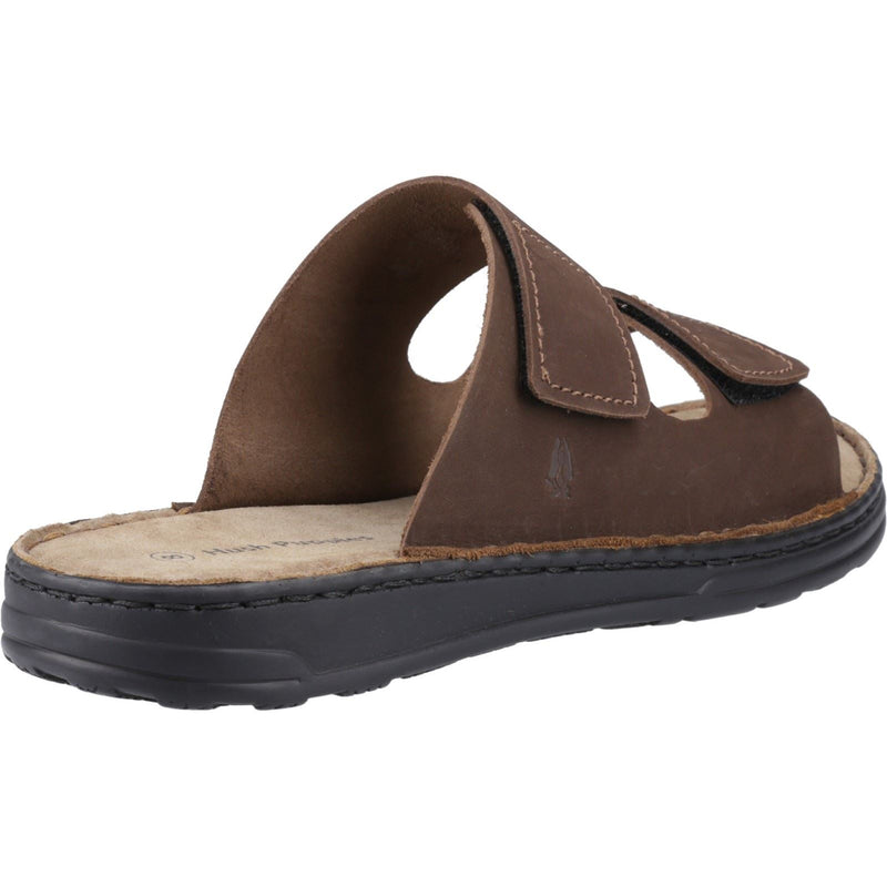 Hush Puppies Eugene Leather Men's Brown Sandals