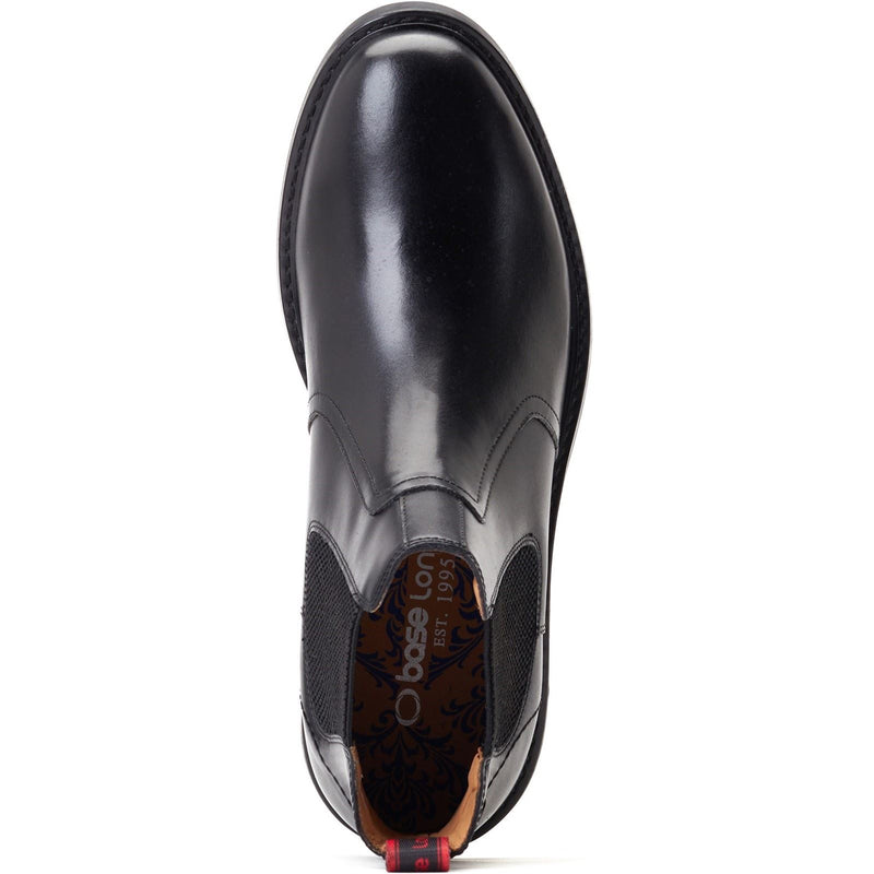 Base London Bloom Leather Men's Black Boots