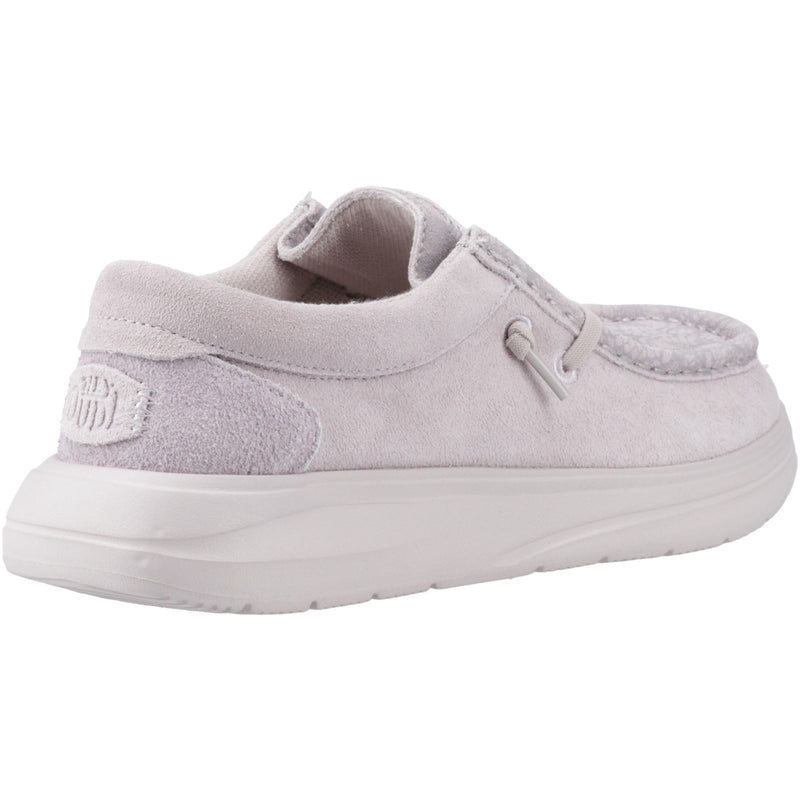 HEYDUDE Wendy COMF Suede Women's Lilac Moccasins Shoes