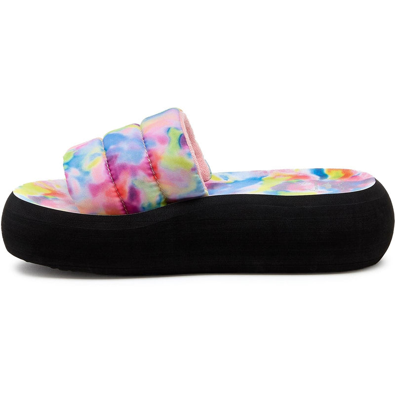 Rocket Dog Splash Loyal Tie Dye Textile Women's Pink/Multi Sandals