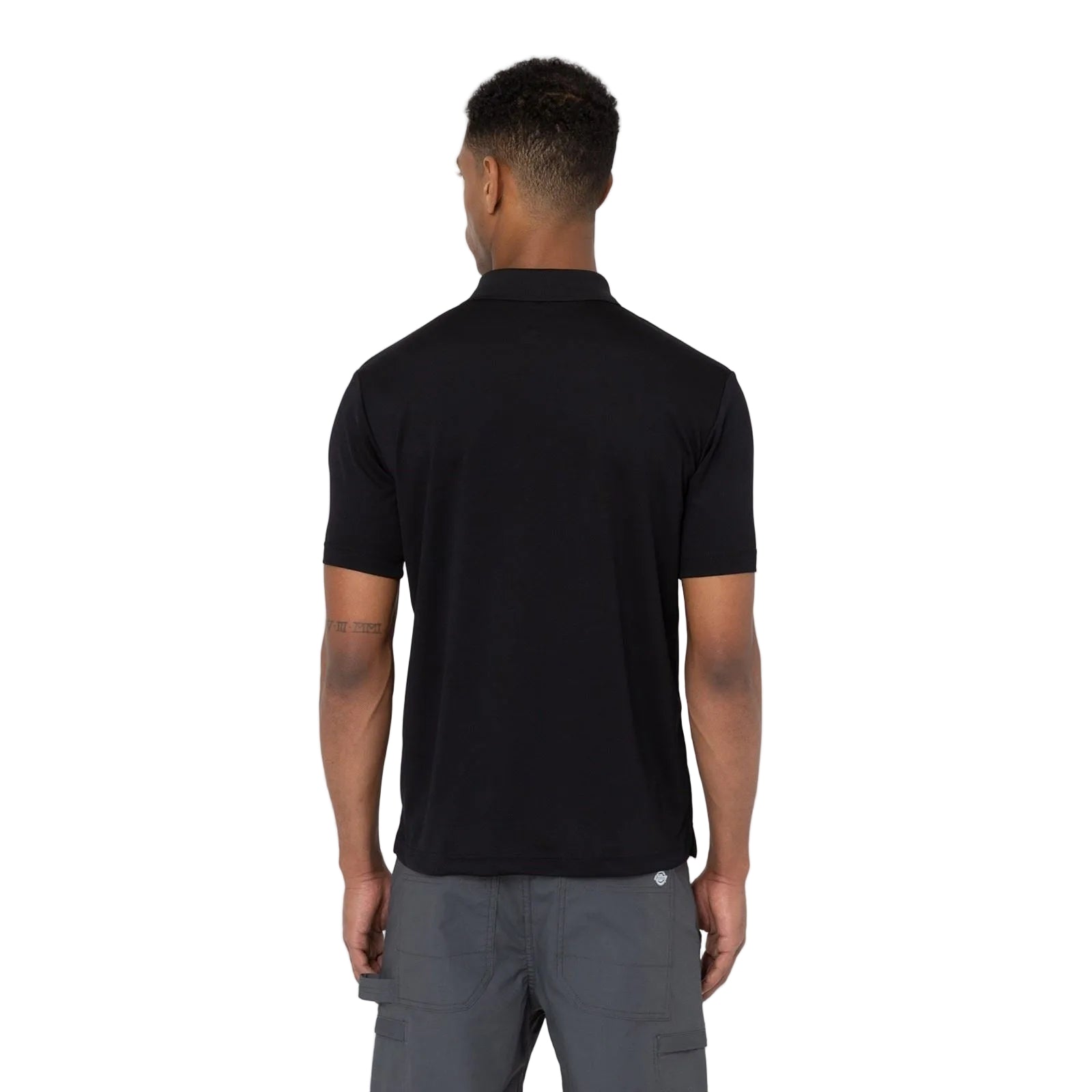 Dickies Everyday Polyester Men's Black Polo Shirt
