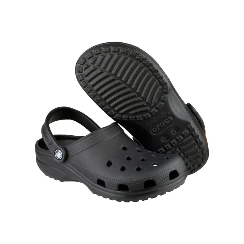 Crocs Classic Croslite Rubber Black Clogs