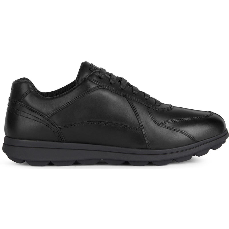Geox U SPHERICA EC12 Leather Bovine Full Grain Men's Black Trainers