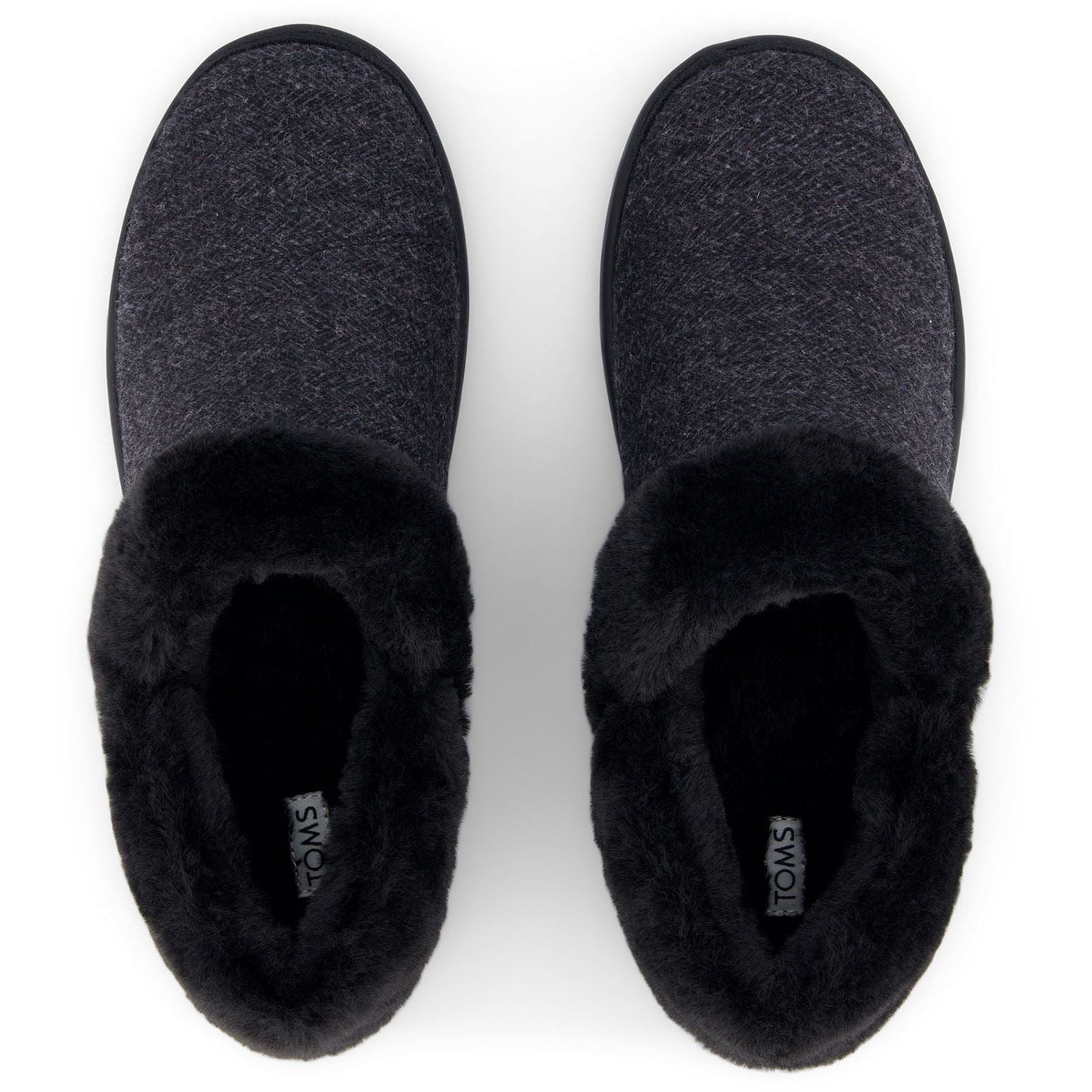 TOMS Oslo Synthetic Women's Black Slippers