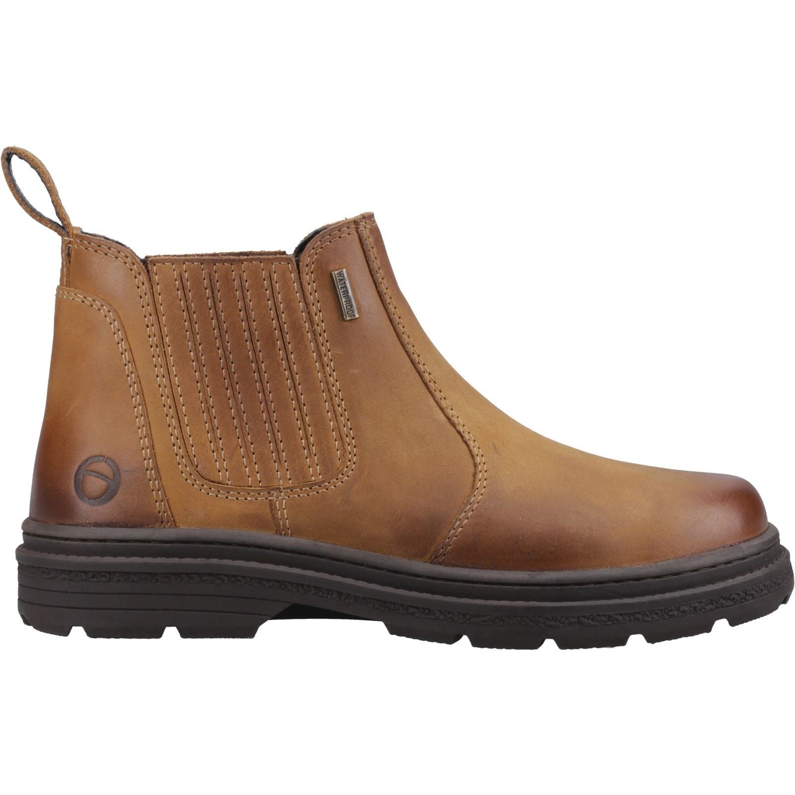 Cotswold Bisley Leather Men's Tan Ankle Boots