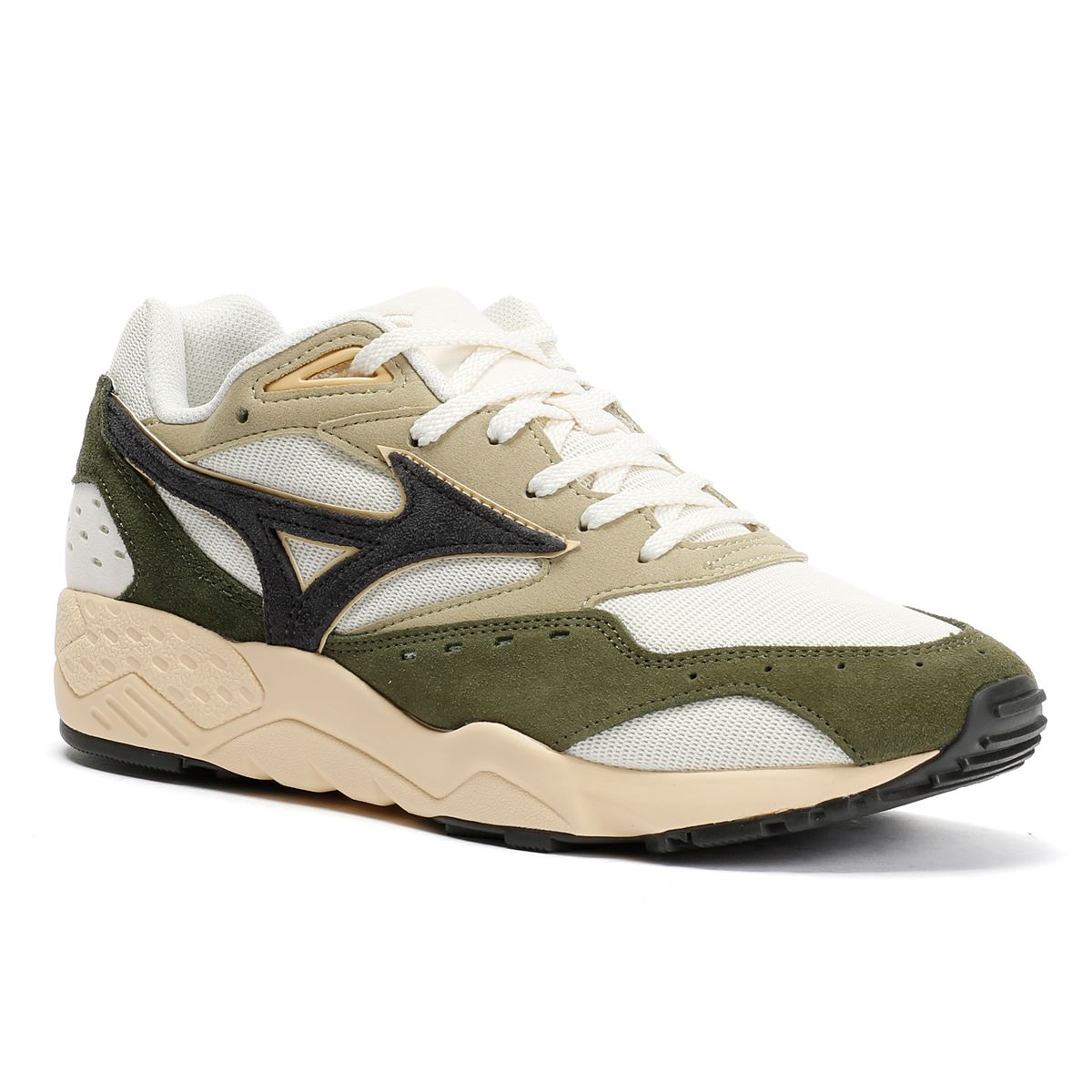 Mizuno Contender S Pristine/Sand/Clover Trainers