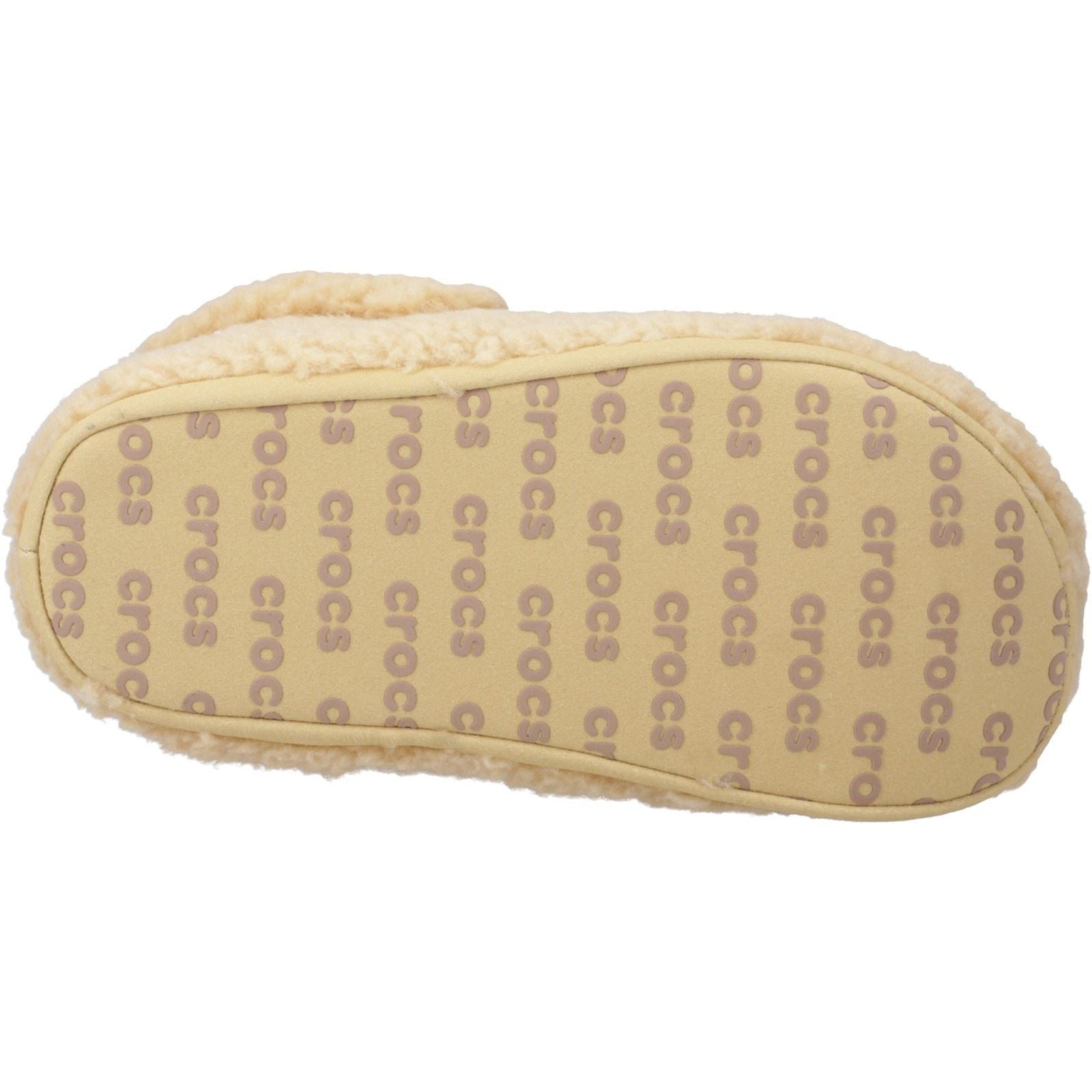 Crocs Classic Cozzzy Synthetic Wheat Slippers