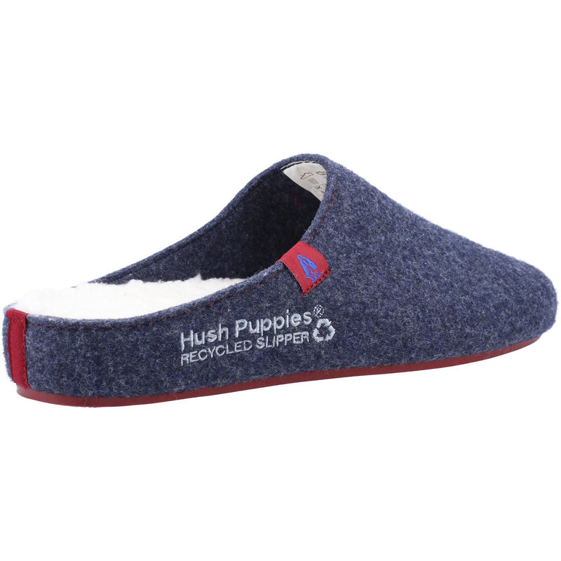 Hush Puppies The Good 90% Recycled RPET Synthetic Men's Navy Slippers
