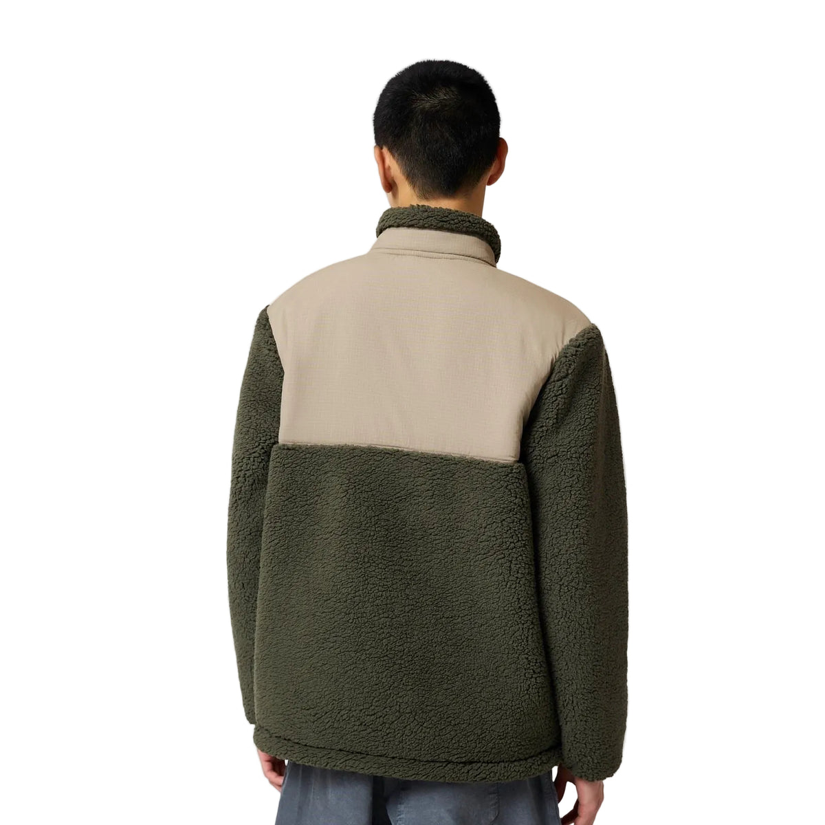 Hunter Elements 1/4 Zip Borg Fleece Polyester Men's Green Fleece Pullover