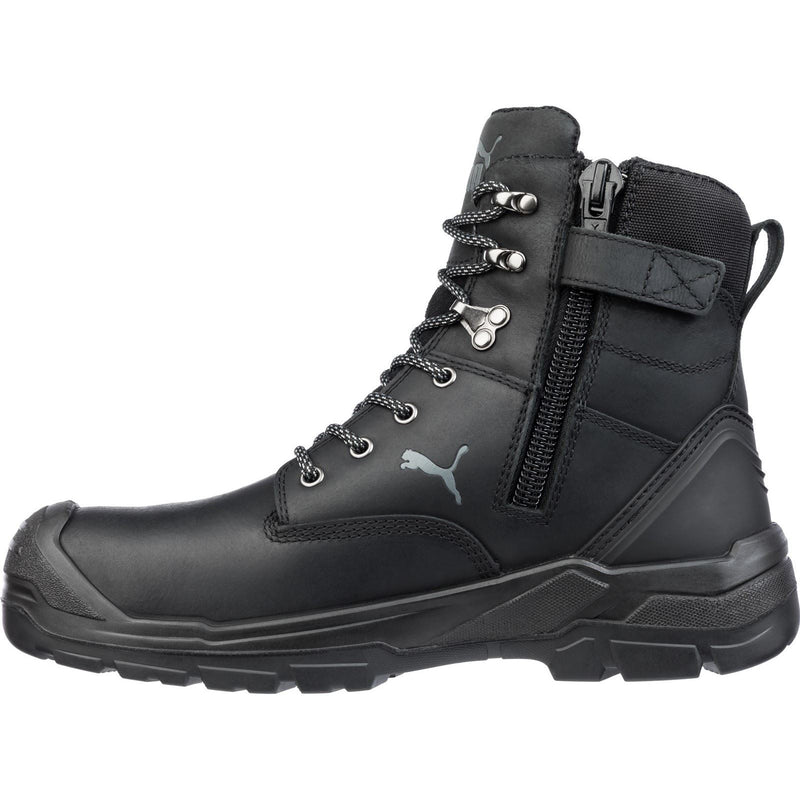 Puma Safety Conquest 630730 Leather Black Safety Boots