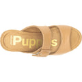 Hush Puppies Poppy Leather Women's Tan Sandals