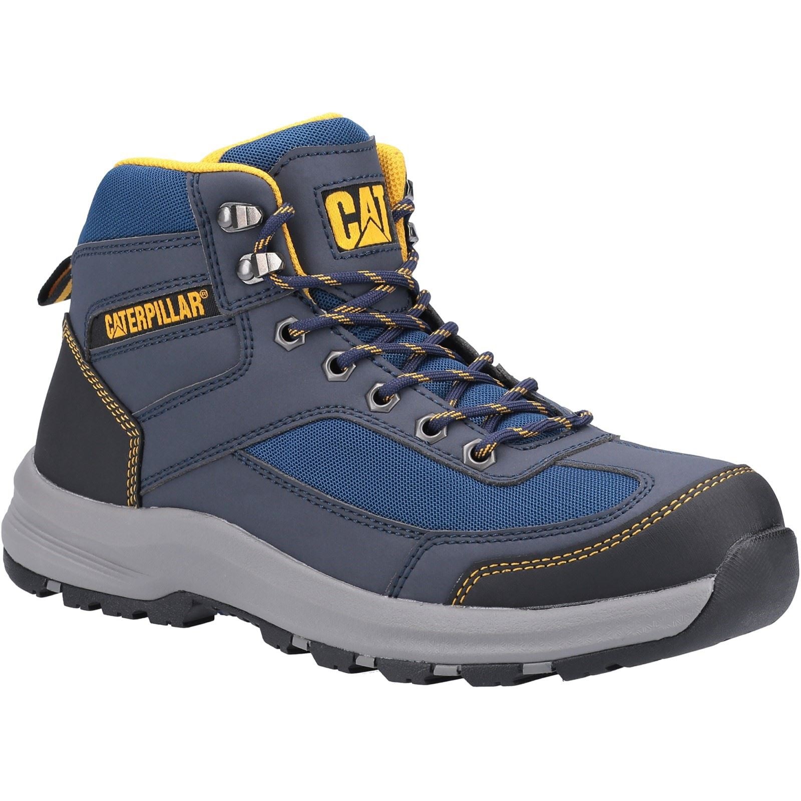 Caterpillar Elmore Mid Synthetic Navy Hiking Boots